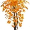 CGASPL Artificial Maple Plant Orange With Natural Stick - 6 Feet Artificial Plants 2 CGASPL Artificial Maple Plant Orange With Natural Stick - 6 Feet Artificial Plants