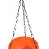 CGASPL 21 Cm Orange Rattan Hanging Planter With Chain 2 CGASPL 21 Cm Orange Rattan Hanging Planter With Chain