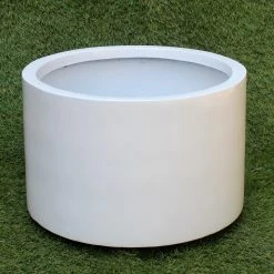 CGASPL Pot-Planters Pentola Glossy White Fiber Planter