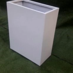 CGASPL Pot-Planters Plumb White Fiber Planter