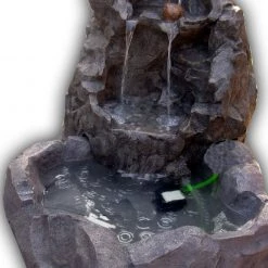 CGASPL Pond Waterfall Fiber Planter Pot-Planters