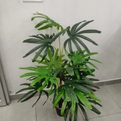 CGASPL Artificial Plants Artificial Raphis Graci Palm 24 Leaves - 4 Feet Approx