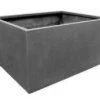 CGASPL Rectilinear Dark Gray Fiber Planter 2 CGASPL Rectilinear Dark Gray Fiber Planter