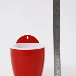 CGASPL Pot-Planters Red-White Self Watering Hanging Planter Flower Pot