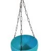CGASPL 21 Cm Sky Blue Rattan Hanging Planter With Chain Pot-Planters 1 CGASPL 21 Cm Sky Blue Rattan Hanging Planter With Chain Pot-Planters