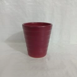 CGASPL Small Grape Wine Color Round Ceramic Pot