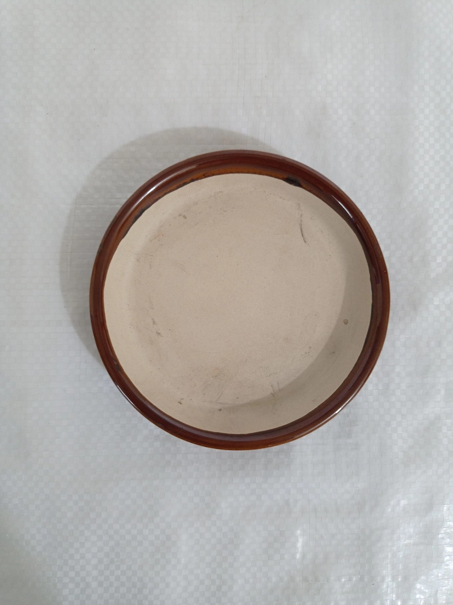 CGASPL Pot-Planters Small Painted Fancy Brown Round Ceramic Pot 5 CGASPL Pot-Planters Small Painted Fancy Brown Round Ceramic Pot