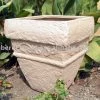 CGASPL Pot-Planters Stone Art Vertical Fiber Planter