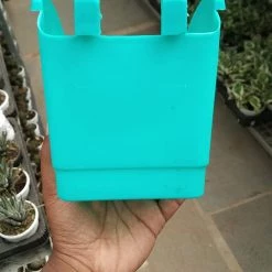 CGASPL Turq Vertical Hook Pot Big