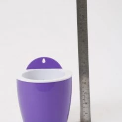 CGASPL Violet-White Self Watering Hanging Planter Flower Pot