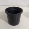 CGASPL Round Pots 4.75" Flower Pot Black Colour Sunrise Series (12 Cm)