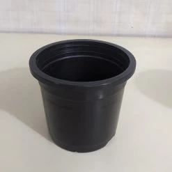 CGASPL 4.75" Flower Pot Black Colour Sunrise Series (12 Cm) ( Pack Of 12)