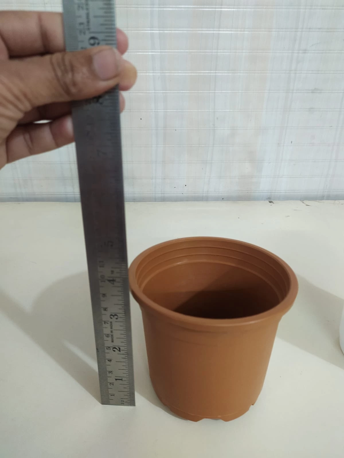 CGASPL Pot-Planters 4.5" Flower Pot Terracotta Color Sunrise Series (11 Cm) 6 CGASPL Pot-Planters 4.5" Flower Pot Terracotta Color Sunrise Series (11 Cm)