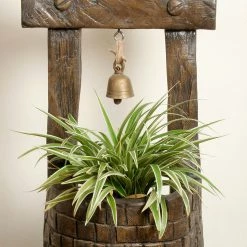 CGASPL Wishing Well Fiber Planter ( Suitable As A Gift ) Pot-Planters