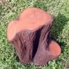 CGASPL Pot-Planters Wooden Log Seat Without Back Rest