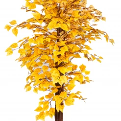 CGASPL Artificial Yellow Birch Plant - 5 Feet