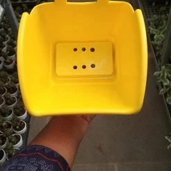 CGASPL Yellow Vertical Hook Pot Big Pot-Planters 15 CGASPL Yellow Vertical Hook Pot Big Pot-Planters