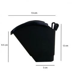 CGASPL Black Vertical Hook Pot Big Pot-Planters