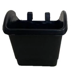 CGASPL Black Vertical Hook Pot Big Pot-Planters