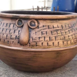 CGASPL Pot-Planters Pansy Round Fiber Planter