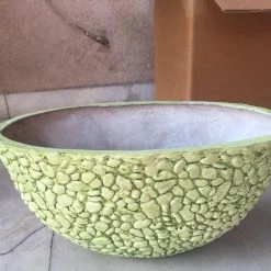 CGASPL Bowl Textured (Oval Shape) Fiber Planter