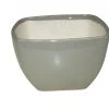 Chhajed Garden 4.5" Ceramic Pot Gray (Pack Of 3) 2 Chhajed Garden 4.5" Ceramic Pot Gray (Pack Of 3)