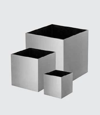 CGASPL Pot-Planters Cube Aluminium Planter 3 CGASPL Pot-Planters Cube Aluminium Planter