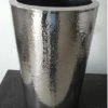 CGASPL Stainles Steel SS Conical Hammered Planter Pot-Planters