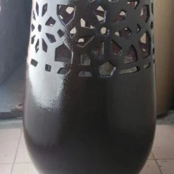 CGASPL Pot-Planters Kewda Carve Fiber Planter