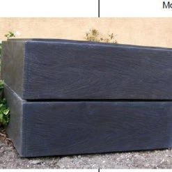 CGASPL Ancient Chinese Fiberglass Fiber Planters Rectangle Shape Decorative Pot Pot-Planters