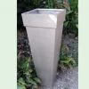 CGASPL Metallic Vertical Gray Fiber Planter