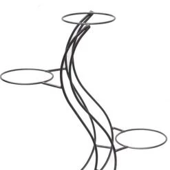 CGASPL 3 Pots Stand Spiral Design Pot-Planters