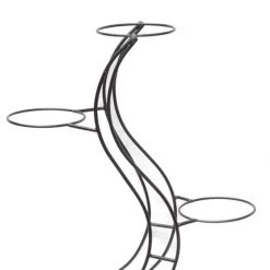 CGASPL 3 Pots Stand Spiral Design Pot-Planters