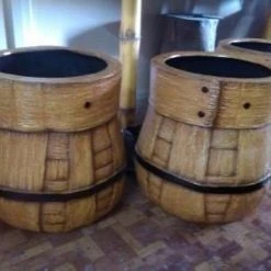 CGASPL Pot-Planters Rose Round Fiber Planter