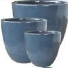 CGASPL Pot-Planters Arch Shiney Gray Fiber Pots
