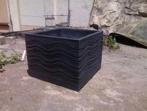 CGASPL Pot-Planters Lily Square Fiber Planter 3 CGASPL Pot-Planters Lily Square Fiber Planter