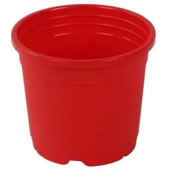 CGASPL 4" Flower Pot Red Colour Sunrise Series (10 Cm)