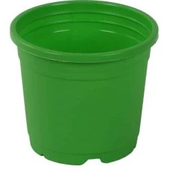 CGASPL Pot-Planters 4" Flower Pot Apple Green Colour Sunrise Series (10 Cm)