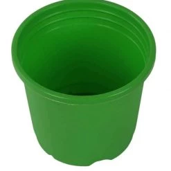 CGASPL Pot-Planters 4" Flower Pot Apple Green Colour Sunrise Series (10 Cm)