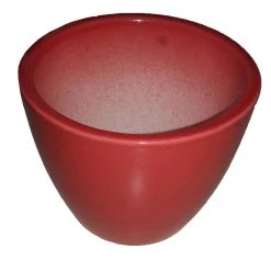 CGASPL Mini Ceramic Pot Orange (Pack Of 6)