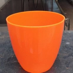 CGASPL Self Watering Planter 4", Orange (Pack Of 6) Pot-Planters