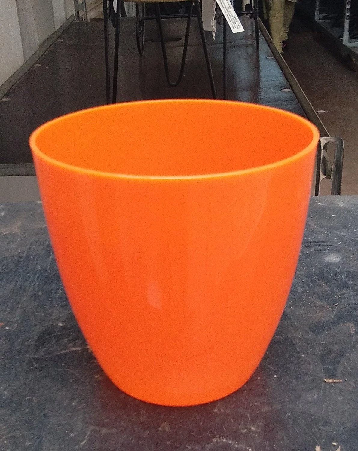 CGASPL Self Watering Planter 4", Orange (Pack Of 6) Pot-Planters 4 CGASPL Self Watering Planter 4", Orange (Pack Of 6) Pot-Planters