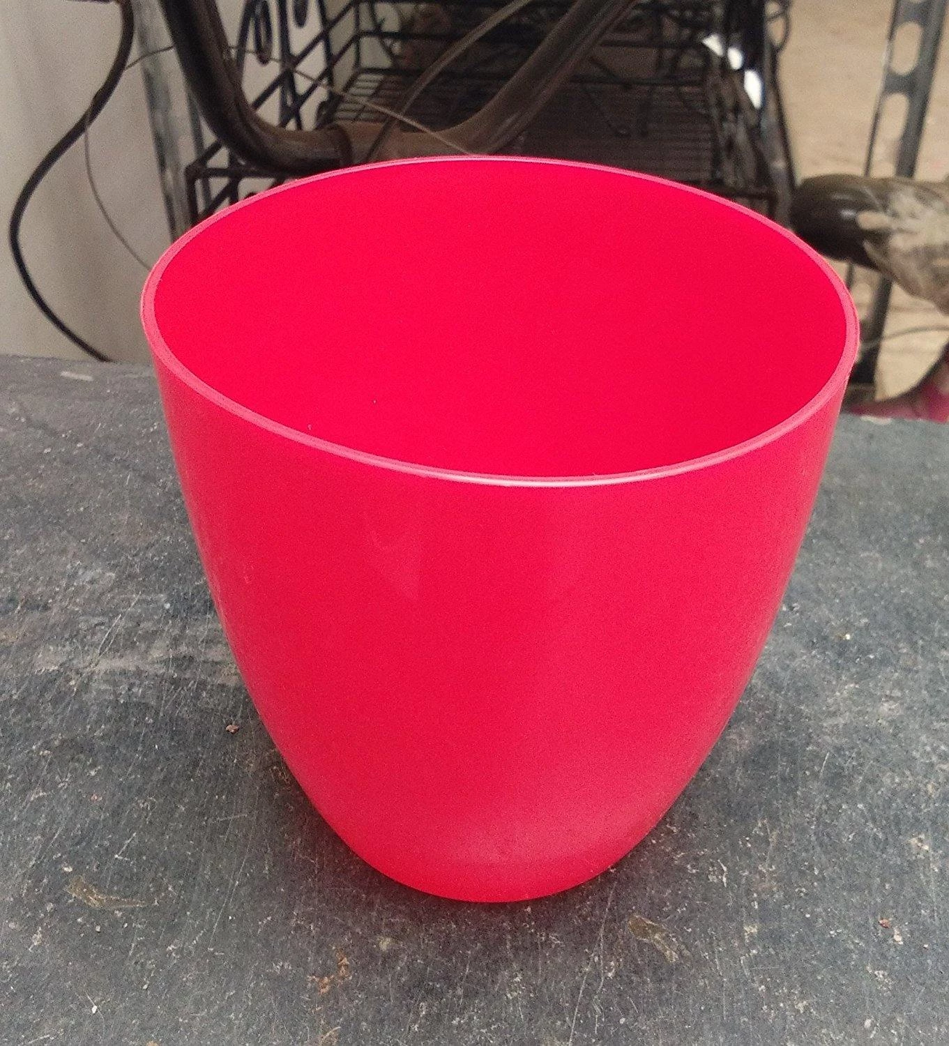 CGASPL Self Watering Planter 4", Red Pot-Planters 4 CGASPL Self Watering Planter 4", Red Pot-Planters