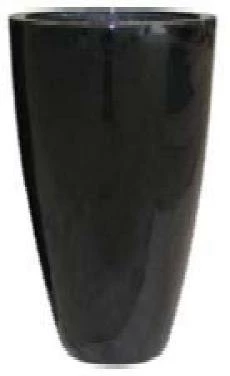 CGASPL Pot-Planters Shiny Black Pots 3 CGASPL Pot-Planters Shiny Black Pots