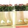 CGASPL Stainless Steel SS Designer Rectangular Planter Pot-Planters