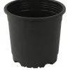 CGASPL 4" Flower Pot Black Colour Sunrise Series (10 Cm)