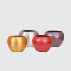 CGASPL Aluminium Mini Globe Pot