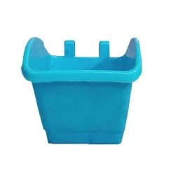 CGASPL Railing Planters High Quality Plastic Balcony Railing Planter (Turq)