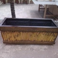 CGASPL Pot-Planters Cosmos Bamboo Fiber Planter