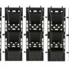 CGASPL Indoor & Outdoor Vertical Garden Planters Bio Wall Hanging (5 Frames + 15 Pots ) With Self Drill Screws Vertical Garden Pots